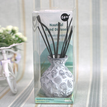 无火藤条精油香薰套装 家居摆件香薰精油 花瓶生日礼品套装 海洋