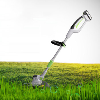 运动户外 充电式打草机电动除草机草坪修剪机小型割草机 灰色 20v灰色