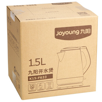 九阳（Joyoung）芭比Q粉色电热水壶进口温控双层保温防烫电水壶 1.5L K15-F623