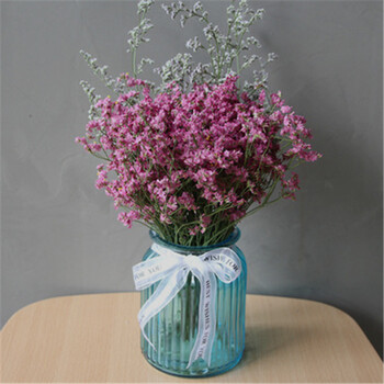 干花真花客厅装饰diy情人草水晶草多色可选 原色粉水晶