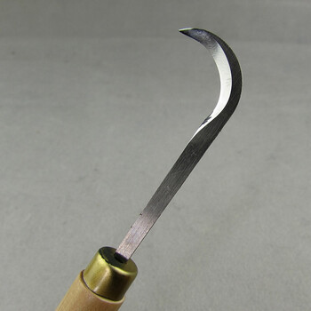 勾刀去腐皮手工雕刻刀木刻玉婉刀根雕工具弯刀修光勾刀 磨好