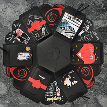 物有物语 爆炸盒子相册 创意diy手工情侣浪漫男女朋友闺蜜爱人情人节