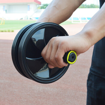 健腹轮男用锻炼腹部推轮运动滑轮室内家用健身器材腰腹训练