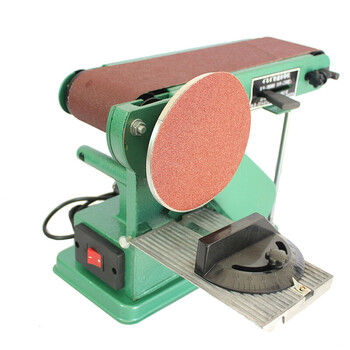 小型台式多功能砂盘砂带机 砂光机 打磨机 台式915型平面抛光机 铜线