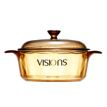 康宁VISIONS 1.25L+2.25L晶彩透明锅蒸格三件套VS-120VSM/JD