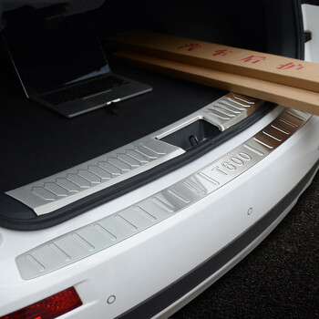 汽车后护板 t后备箱装饰护板 改装专用不锈钢饰条 外置后护板