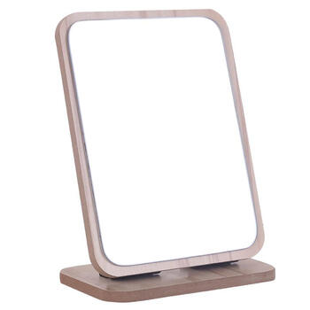 折叠镜创意书桌清翻盖迷你放大镜大号长方形手持卫生间可爱复古双面