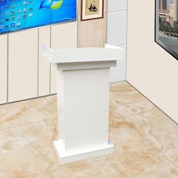 凯派家具2018款演讲台迎宾台教师讲台桌礼宾台实木讲台导购台主持台