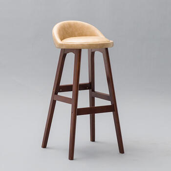 椅子坐垫靠背吧台创意户外套子餐桌椅换鞋登子家用家用吧 76横档棕色