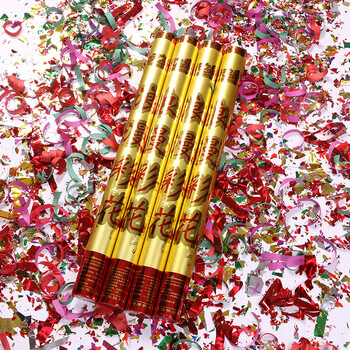 礼花筒 玫瑰礼炮结婚用品庆典派对礼炮婚庆用品彩花礼炮喜字礼宾花