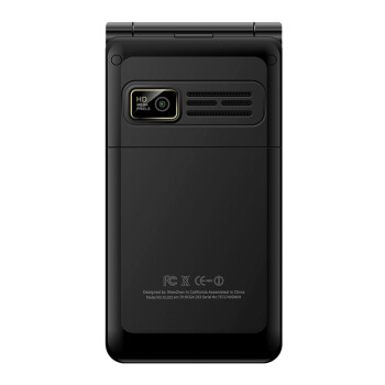 优思（Uniscope）US98c 电信2G翻盖老人手机 黑色