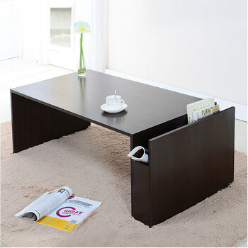 玖朗德jolonde客厅茶几小户型多功能电脑桌宿舍神器接受定制 黑胡桃色