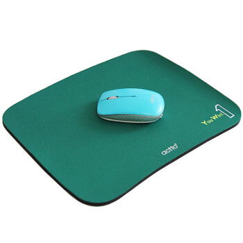 安尚ACTTO光电防滑鼠标垫商务办公纯色简洁6毫米加厚可水洗橡胶布面防滑鼠标垫MSP-15 绿色 MSP-20大号283*223