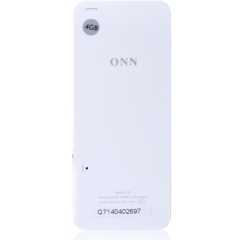 欧恩（ONN）Q7\4G 1.8英寸MP4 超薄支持双无损 纯音MP3播放器 银色