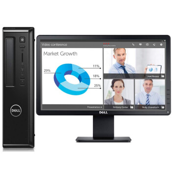 
                                        戴尔(DELL)成就Vostro 3800-R6208 台式电脑整机(奔腾G3260 4G 500G DVD 三年上门 三年硬盘保留)19.5英寸                