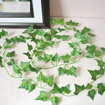 房地产楼盘商超软装工程仿真绿植假树叶爬山虎葡萄藤条藤蔓塑料花