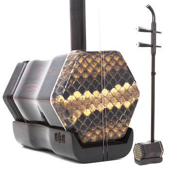 煌上煌(huang shang huang) 煌上煌古筝黑檀木手工蟒皮演奏乐器二胡