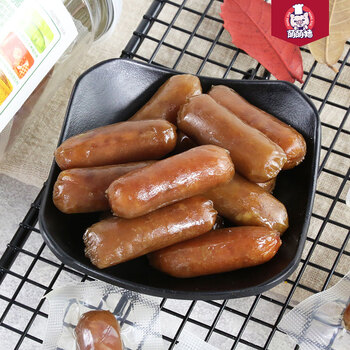 萌萌猪(momo pig) 迷你嘟嘟肠 168g 猪肉肠 休闲零食_现价32元
