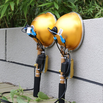 300w氙气灯灯探照灯强光远射3000米疝气灯打猎夜钓鱼灯野鸡灯 金手把