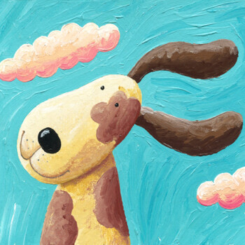 温馨儿童房装饰画清新卡通挂画卧室壁画餐厅墙画婴儿房小孩无框画sn