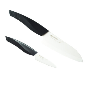 
                                        京瓷（KYOCERA） 陶瓷刀FTC-531/295BK新款两件套 特惠装 日本品牌                