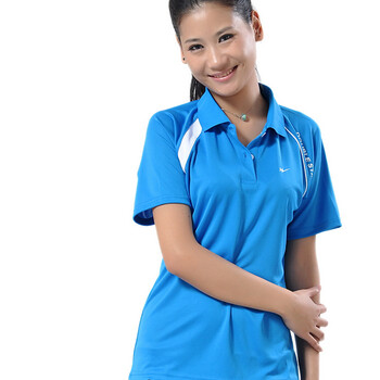 断码清仓款:双星 女子春夏新款翻领短t恤 57102 170/175码有货