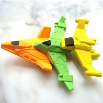 d619意文具 可卡橡皮擦 飞机橡皮泥组合战斗机 加油机 批发