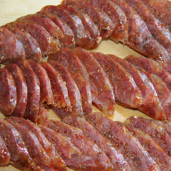 正宗四简阳产麻辣羊肉香肠 手工自制无烟熏腊肠麻辣500g