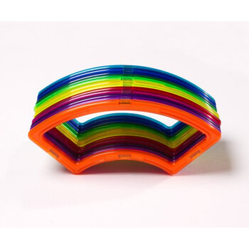 磁力片 建构片圣诞礼品智儿童积木玩具异形散片 大扇形8片