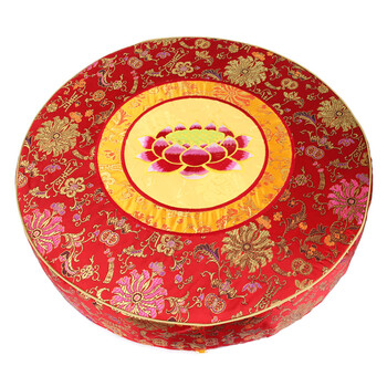 厚德居佛教用品莲花刺绣红色禅修垫拜佛跪垫拜垫打坐垫批发 图片价格品牌报价 京东