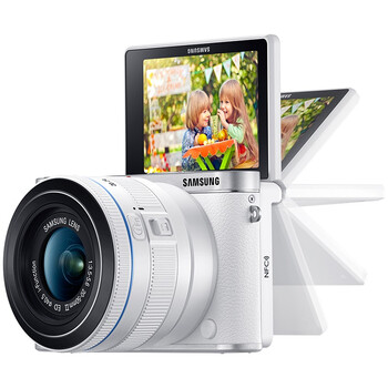 三星（SAMSUNG） NX3000智能WIFI 微型单电套机（16mm-50mm）内置16G卡 闪光灯（白色）