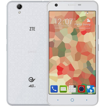 中兴 青漾3 (G719c) 电信4G（8G ROM）手机 双卡双待 白色
