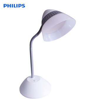 飞利浦(PHILIPS) 晶尚LED台灯 五档触摸调光 工作学习护眼灯学生学习护眼灯 白色