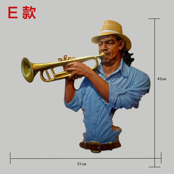 鑫荣 音乐人物壁挂酒吧KTV创意背景墙装饰人物壁饰餐厅挂饰 FR-702