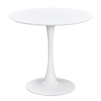 北欧洽谈桌椅组合家用小圆桌休闲小户型洽谈桌接待圆桌椅 80cm白色