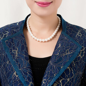 戈诺伊 2015秋冬中老年女装春秋外套气质修身蕾丝小西服中年女装妈妈装小西装女 蓝色 XL