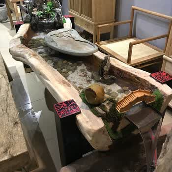 曲水流觞 2米6单茶桌 曲水流觞 2米2单茶桌