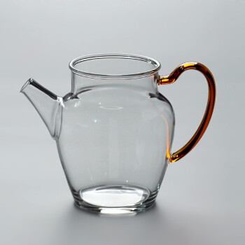 唐兴 公道杯耐热玻璃分茶器茶道零配加厚耐高温茶海功夫茶具配件 琥珀色把 公道杯