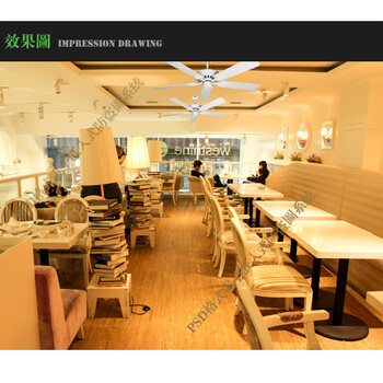 名家汇出口静音白色吊扇无灯52寸客厅风扇餐厅另外还有带5灯款式木叶两面使用老式酒吧怀旧吊扇 无灯款 配拉链+壁控