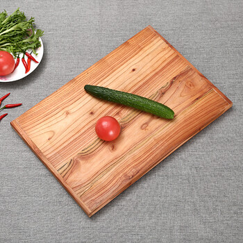 巧阿婆(qiaoapo) 家用实木切菜板 香椿木大号砧板 加厚长方形擀面小