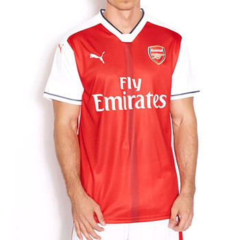 彪马 阿森纳16-17赛季主场男子短袖比赛球衣足球服 t恤74971201