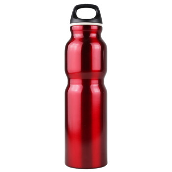 ECO-bottle基本款户外水瓶运动铝制水壶水杯800ml 透明红2610.20 赠SIGG瓶套