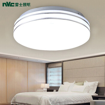 雷士照明NVC 吸顶灯 卧室灯过道走廊阳台 书房灯 亚克力灯具 LED 18W 350*105mm