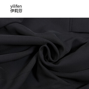 
                                        伊莉芬 YILIFEN 2016夏季西装裤女款长裤显瘦工装裤正装女裤新款修身OL西装料 黑色薄版西裤 3XL                
