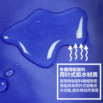 
                                        麦雨雨衣男女电动车摩托车加大加厚头盔式透明大帽檐单人双人雨披 双人全夜光大帽檐特大款（宝蓝）                