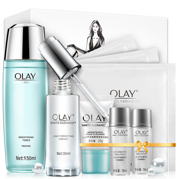 玉兰油套装 玉兰油olay化妆品套装水感透白天使限量礼盒8件套 莹肌亮肤液150ml 小滴管30ml 水感6件套旅行装 行情报价价格评测 京东