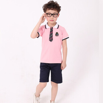 c2潮朝儿童夏装幼儿园合唱女童连衣裙小学生表演班服主持人套装男孩