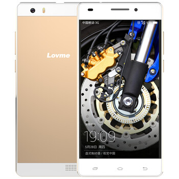 爱我（LOVME）魅影T4 移动4G智能手机  双卡双待 铂光金