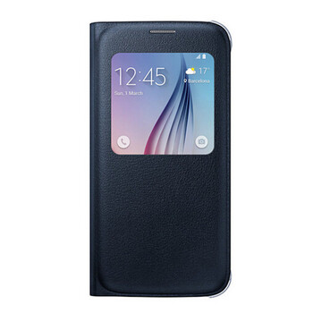 三星（samsung）S6 原装智能保护套/智能保护壳 皮套适用于三星9200 星钻黑