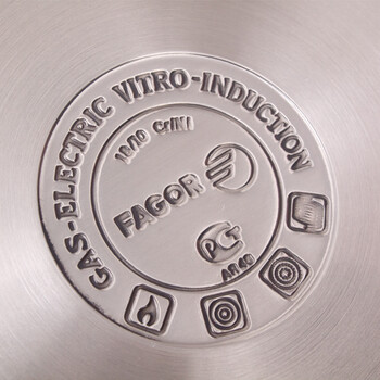 Fagor/法格 Chef/厨师系列压力锅4L 不锈钢西班牙外国进口高压锅 燃气电通用智能